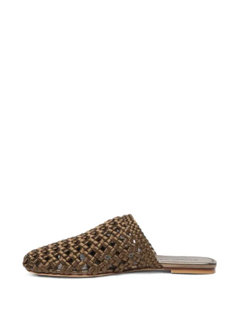 Stuart Weitzman Marina woven mules