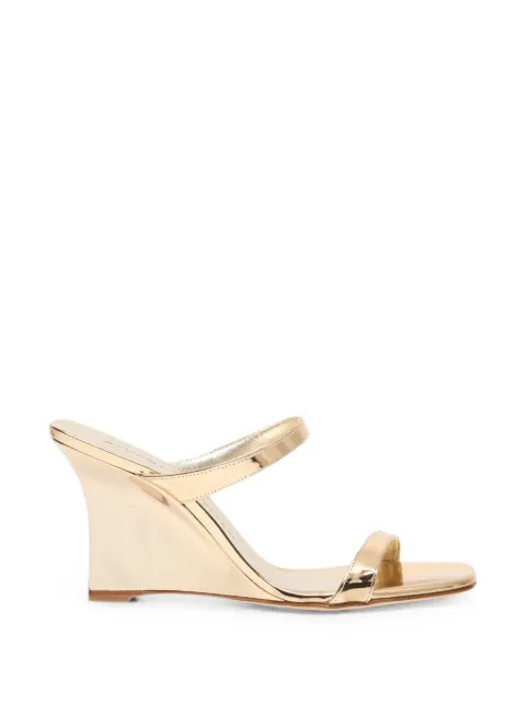 Stuart Weitzman Vinnie sculpted wedge sandals