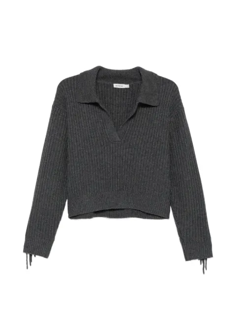 SIMKHAI Natalia fringe-trimmed sweater