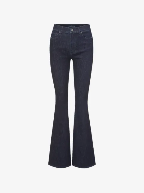 Veronica Beard jeans acampanados con tiro alto