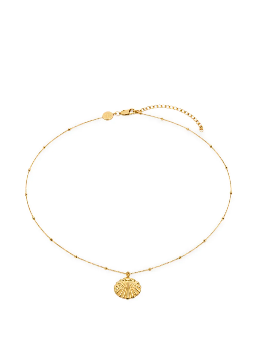 YOJ Conchigla shell-pendant necklace - Oro