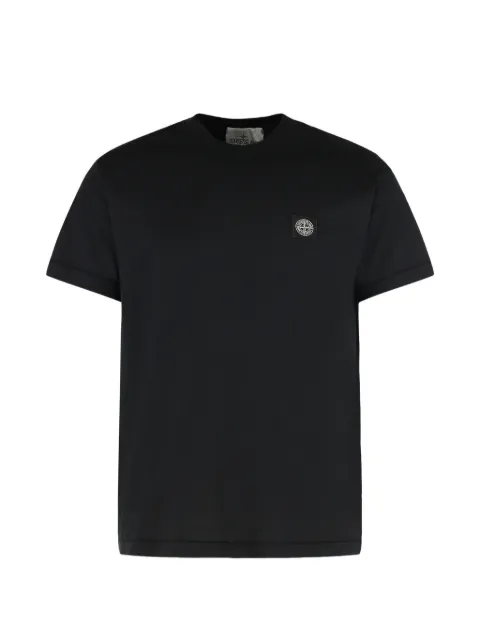 Stone Island cotton logo-patch T-shirt
