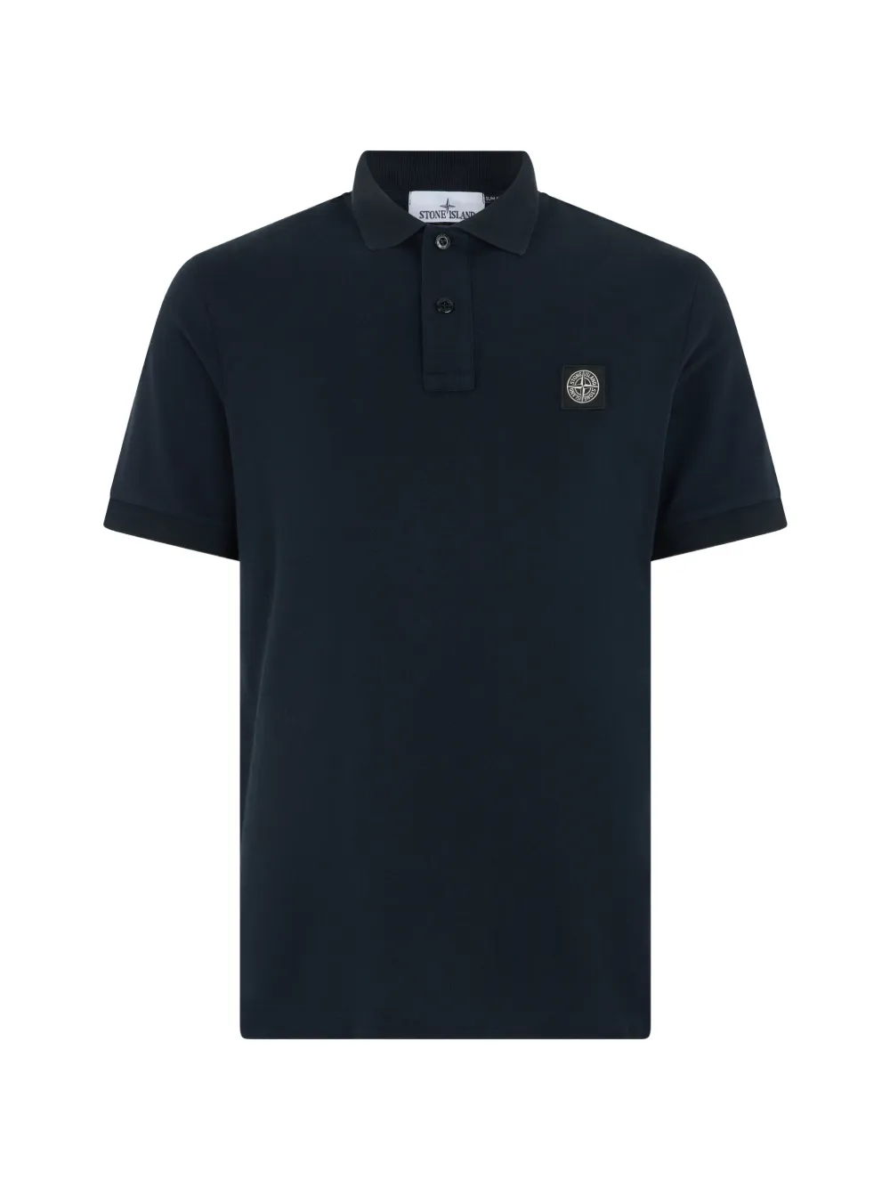 Stone Island Polo con applicazione logo - Blu