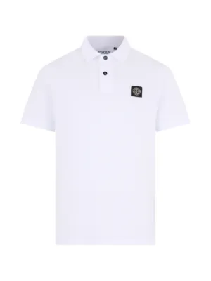 Stone Island コンパスパッチ ポロシャツ | ブルー | FARFETCH JP