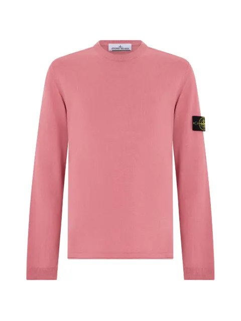 Stone Island logo-patch sweater