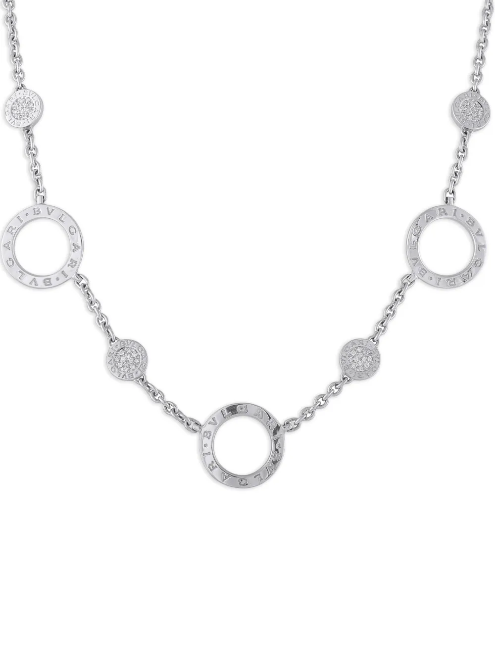 Bvlgari Pre-Owned diamond necklace - Silber