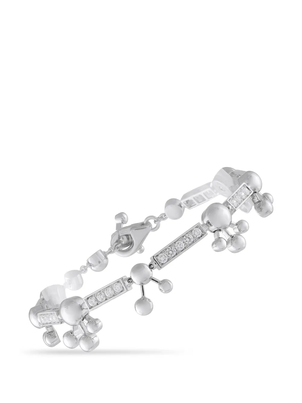 Bvlgari Pre-Owned Astrale diamond bracelet - Argento