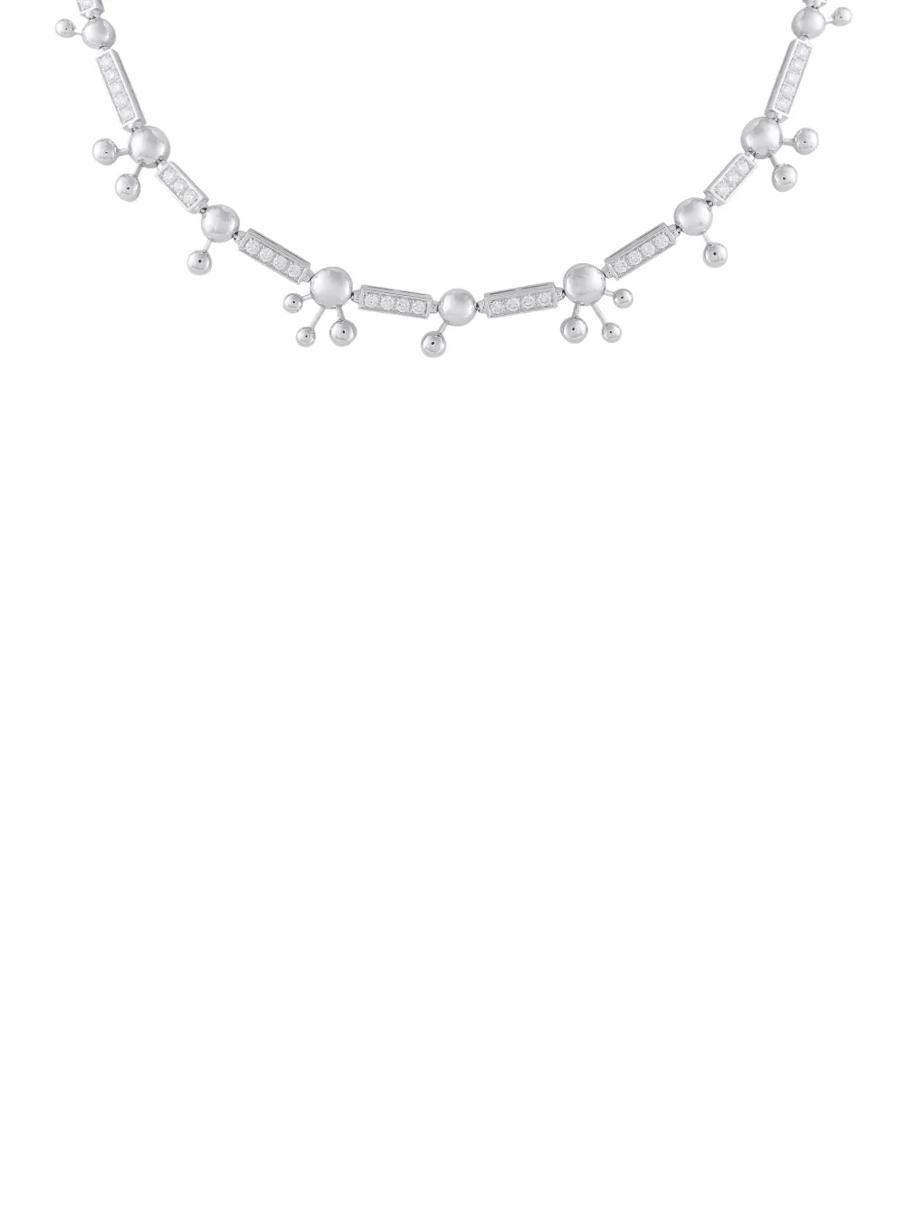 Bvlgari Pre-Owned Astrale diamond necklace - Silber