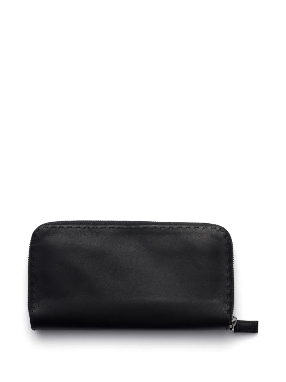 Prada Leren portemonnee Zwart
