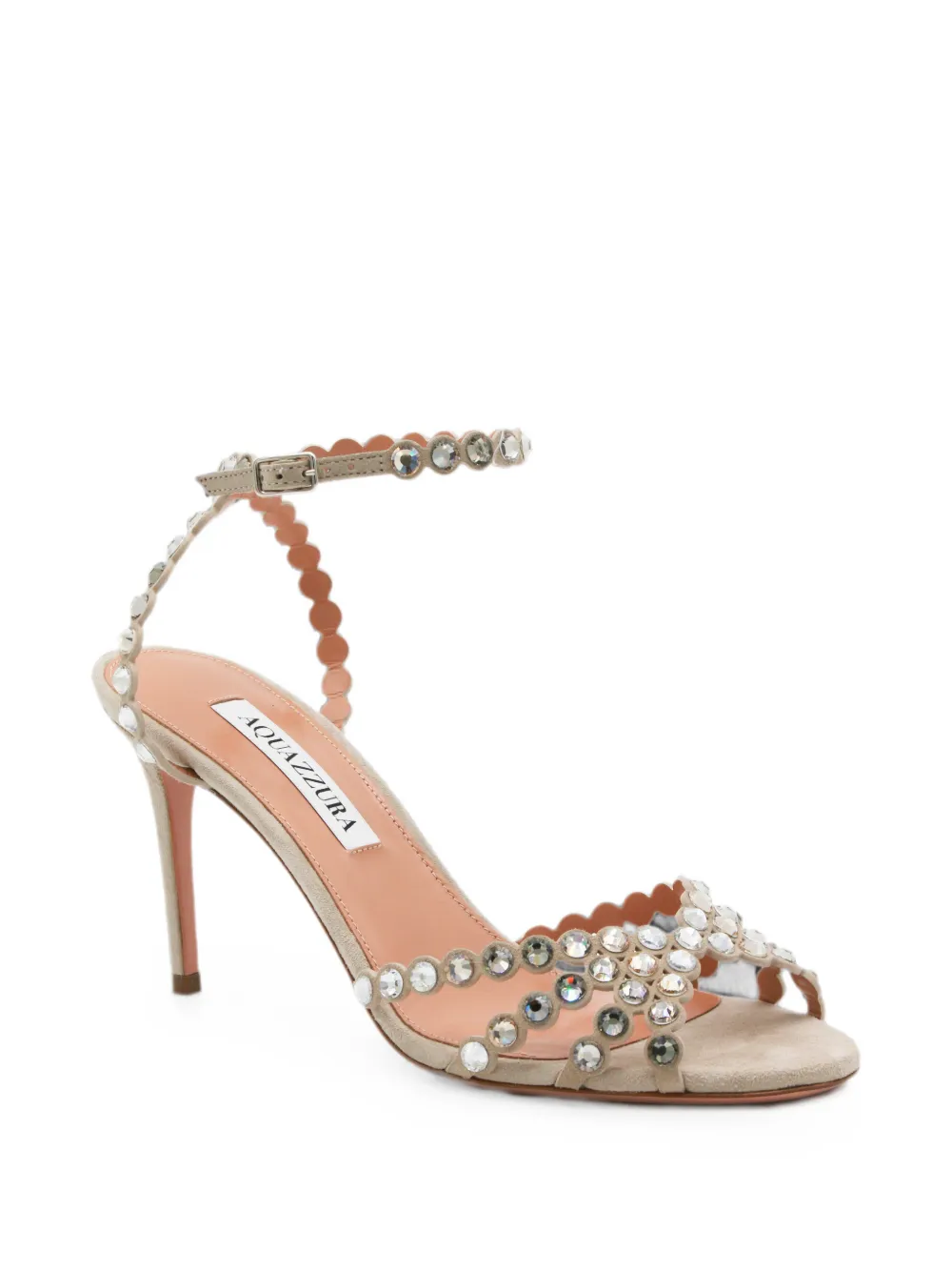 Aquazzura Tequila heeled sandals Beige