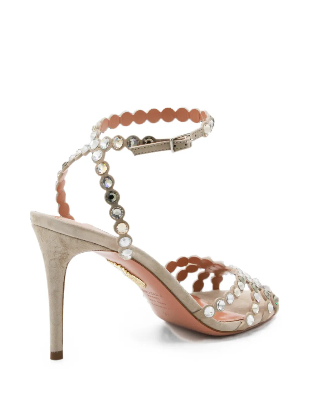 Aquazzura Tequila heeled sandals Beige