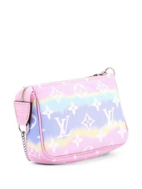 Louis Vuitton Pre-Owned bolso de mano Pochette Accessoires mini con motivo Escale Monogram Giant de Edición Limitada