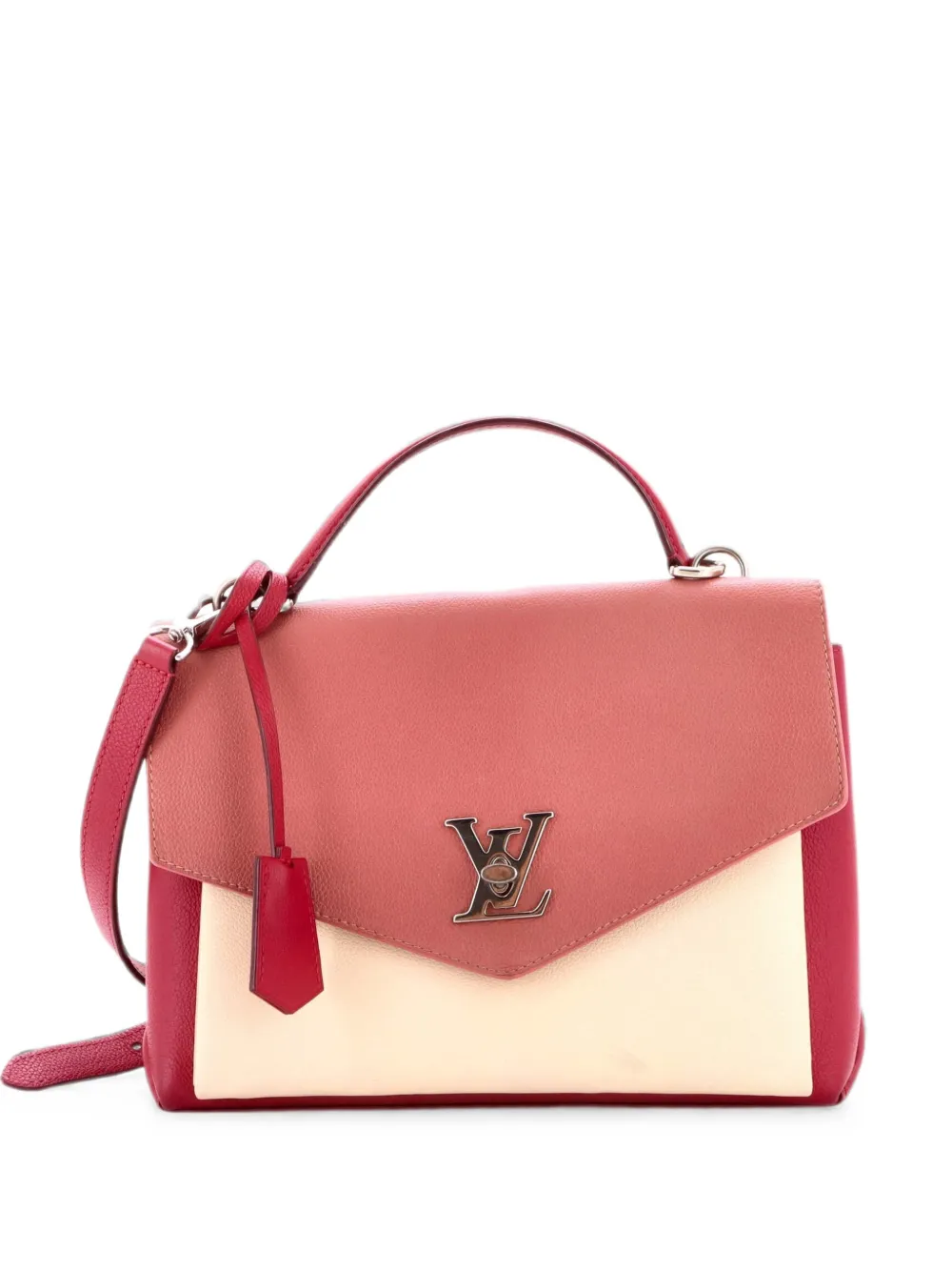 Louis Vuitton Pre-Owned Borsa a mano Mylockme in pelle con tracolla - Toni neutri