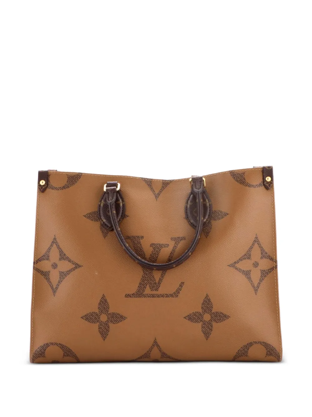 Louis Vuitton Pre-Owned Borsa tote OnTheGo Reverse Monogram Giant MM - Marrone