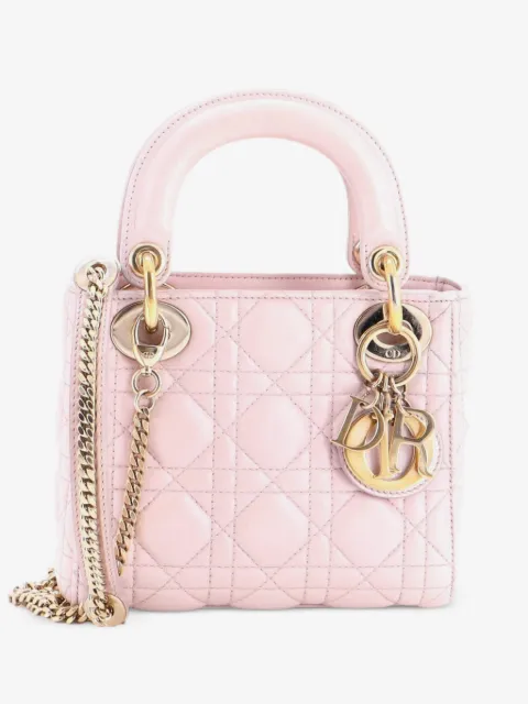 Christian Dior Pre-Owned Lady Dior Mini-Satchel-Tasche mit Cannage-Steppung