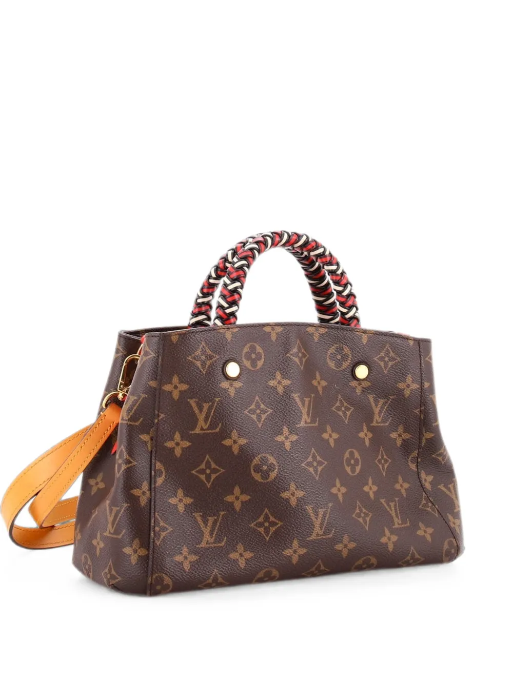 Louis Vuitton Pre-Owned Borsa tote Montaigne MM in tela con monogramma BB - Marrone
