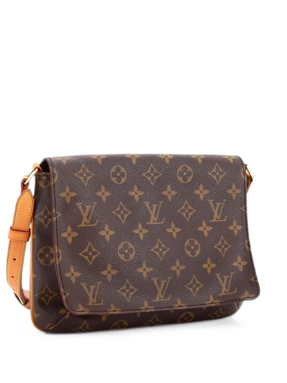 Louis Vuitton Pre-Owned Musette Tango Handbag Monogram Canvas shoulder bag - Braun