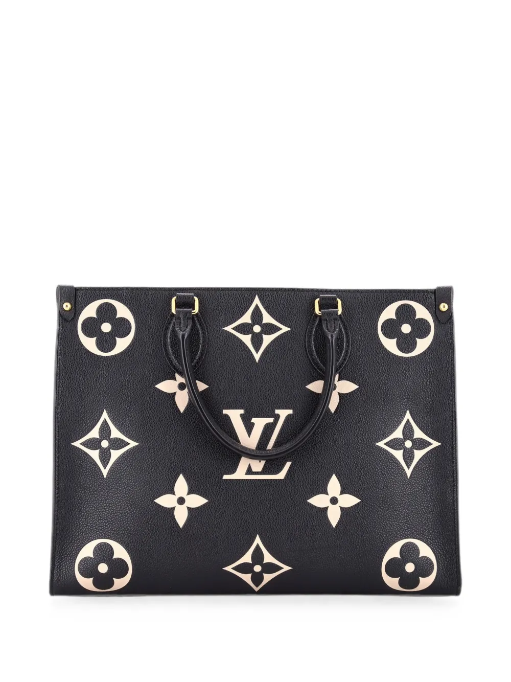 Louis Vuitton Pre-Owned On the Go Monogram Empreinte Giant MM Schultertasche - Schwarz