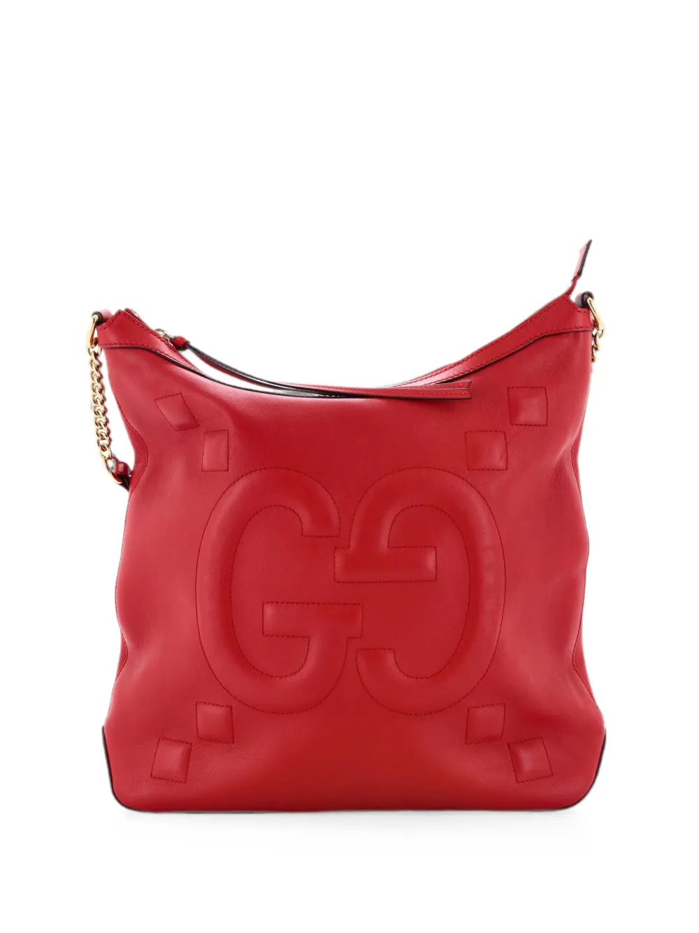 Gucci Pre-Owned Borsa passepartout Apollo GG media in pelle di vitello - Rosso