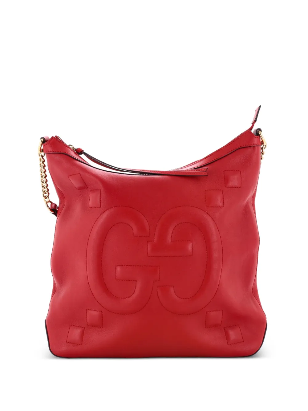 Gucci Pre-Owned Borsa passepartout Apollo GG media in pelle di vitello - Rosso