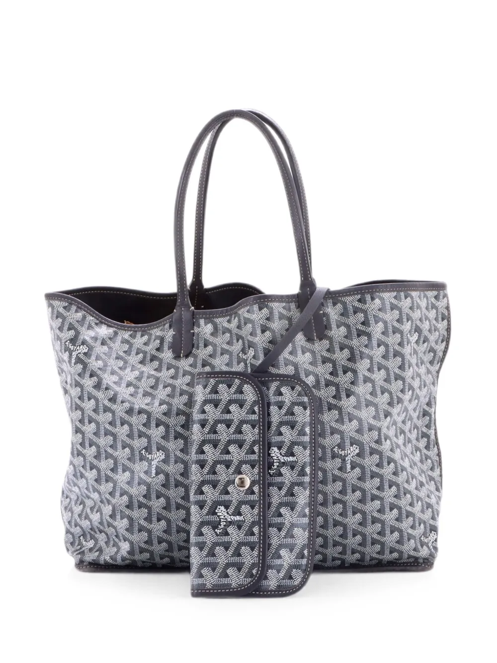 Goyard Pre-Owned Borsa tote Anjou PM reversibile in tela cerata - Grigio