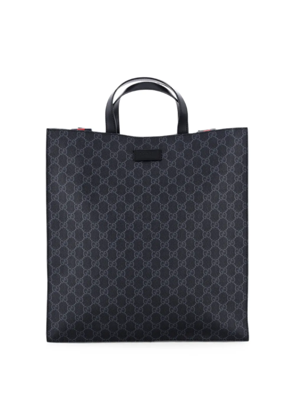 Gucci Pre-Owned Borsa tote convertibile Soft Open in tela cerata GG - Nero