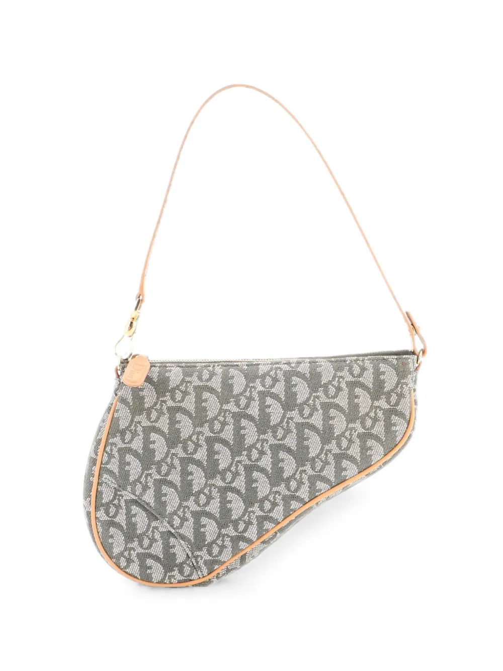 Christian Dior Pre-Owned Clutch Saddle mini in tela Diorissimo - Verde