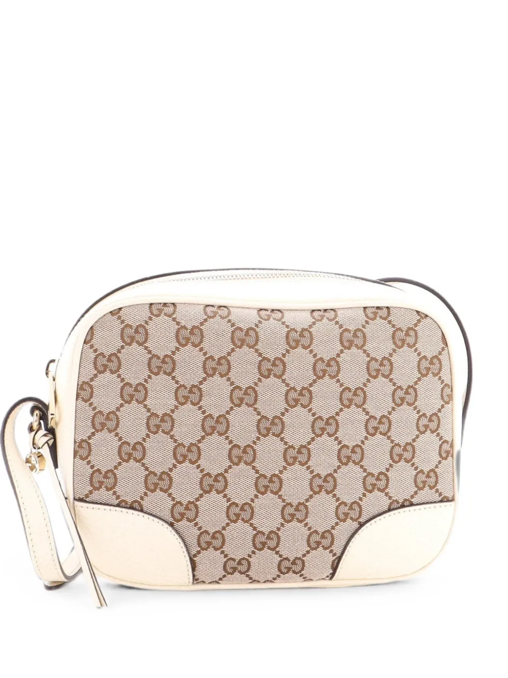 Gucci Pre-Owned Mini Bree Disco Umhängetasche aus GG Canvas - Nude