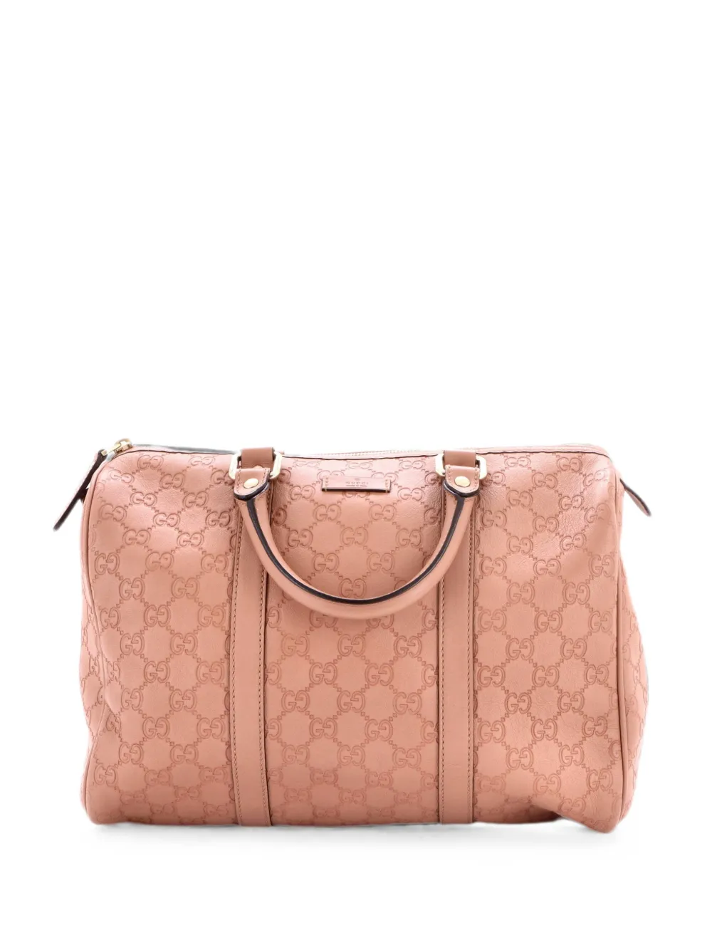 Gucci Pre-Owned Joy Boston Bag Guccissima Leather Medium handbag - Neutrals
