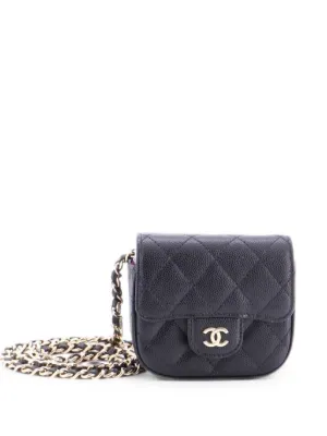 CHANEL Pre-Owned ココ エナメルストラップ ウィズ チェーン