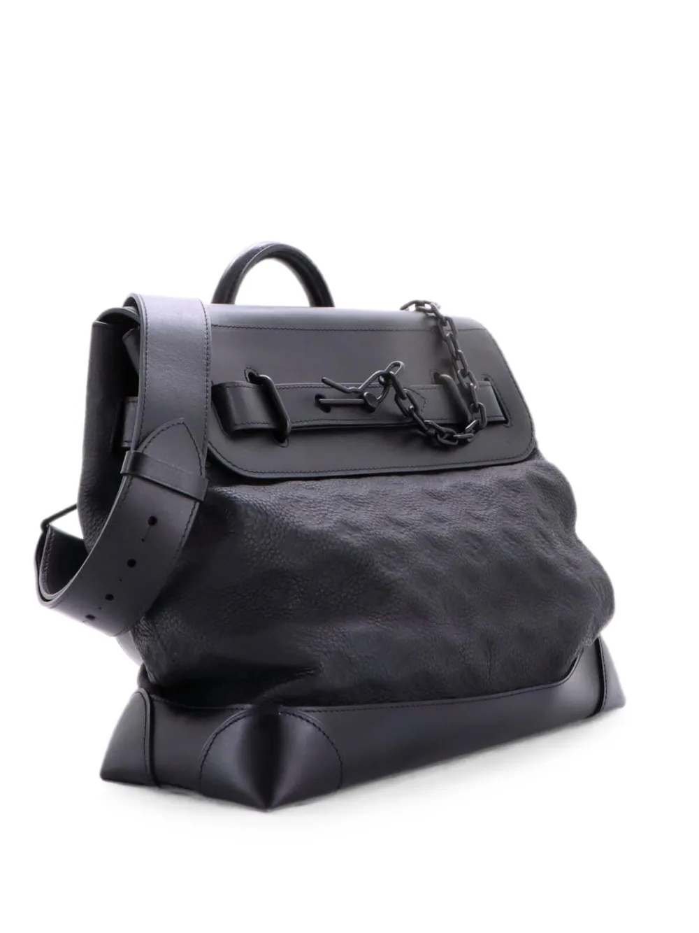 Louis Vuitton Pre-Owned Borsa a tracolla Steamer Bag Monogram in pelle PM - Nero