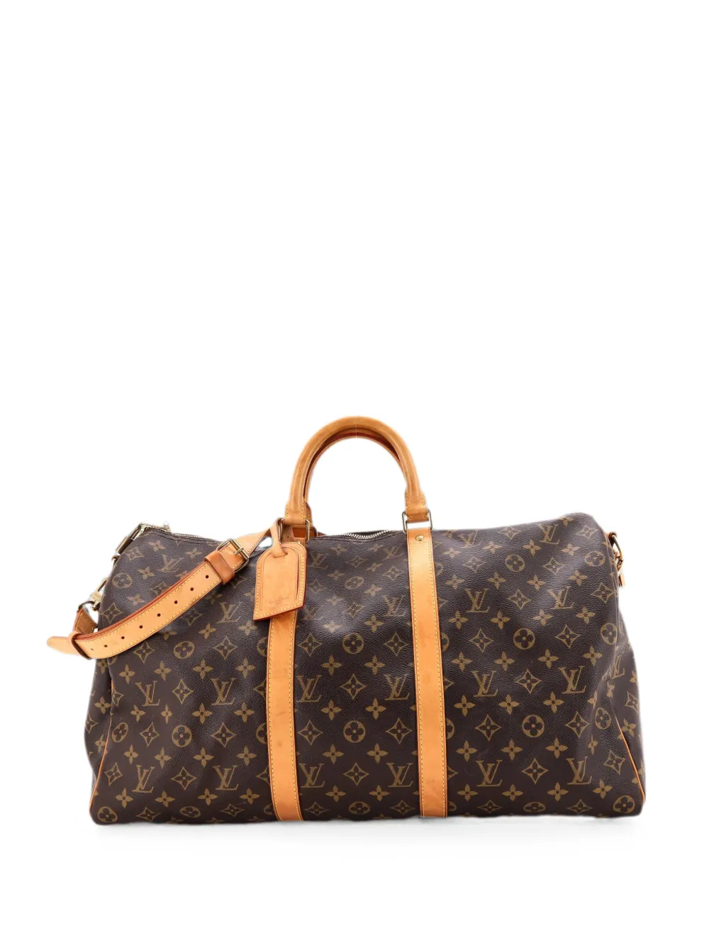 Louis Vuitton Pre-Owned Keepall Bandouliere Monogramm-Canvas-Reisetasche 50cm - Braun