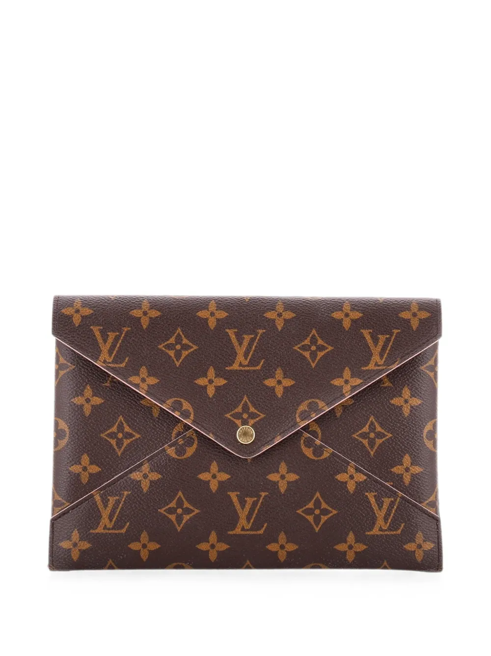 Louis Vuitton Pre-Owned GM Kirigami Pochette Monogram Canvas-Clutch - Braun