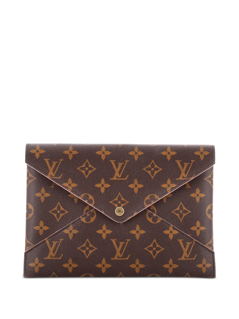 Louis Vuitton Pre-Owned GM Kirigami Pochette Monogram Canvas-Clutch - Braun