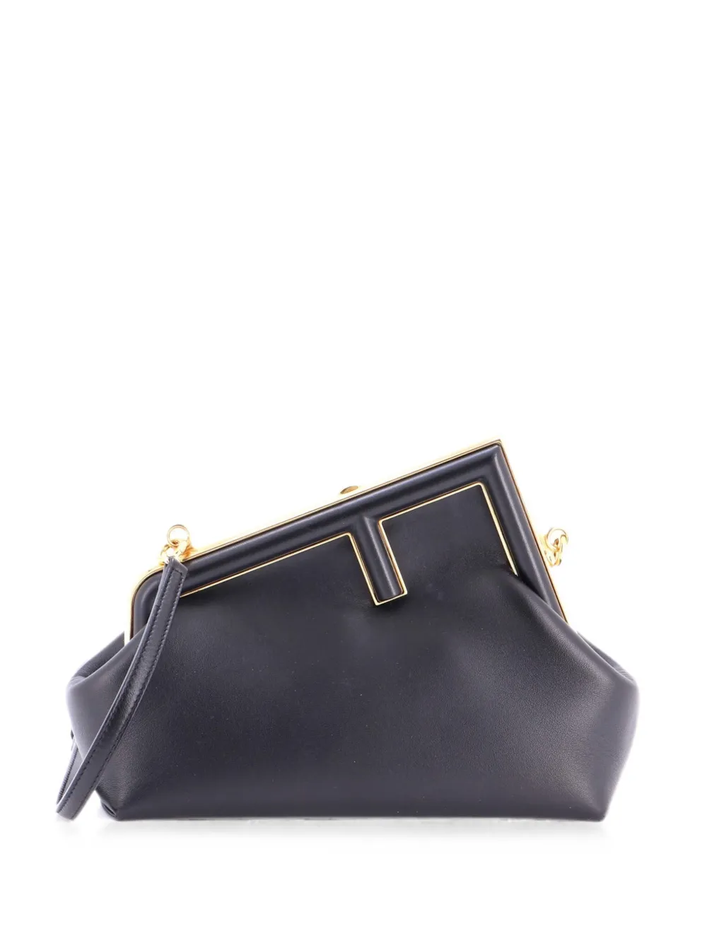 Fendi Pre-Owned Clutch First piccola in pelle - Nero