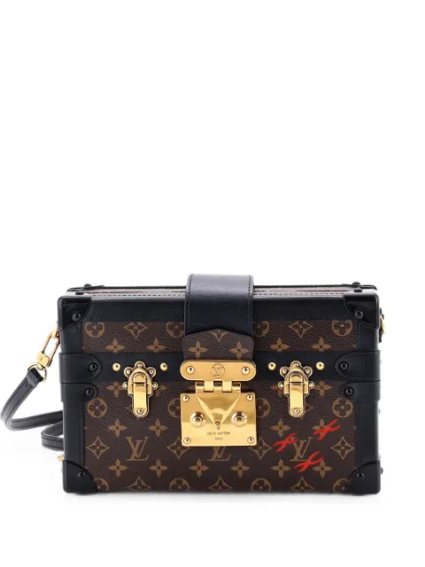 Louis Vuitton Pre-Owned bolso de mano Petite Malle de lona con motivo Monogram