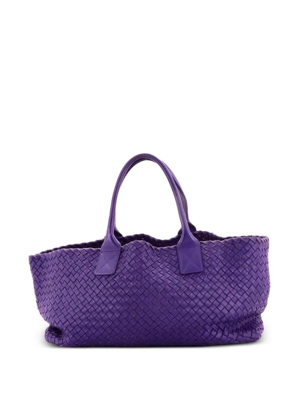 Bottega Veneta Pre-Owned Borsa tote Cabat Intrecciato - Viola
