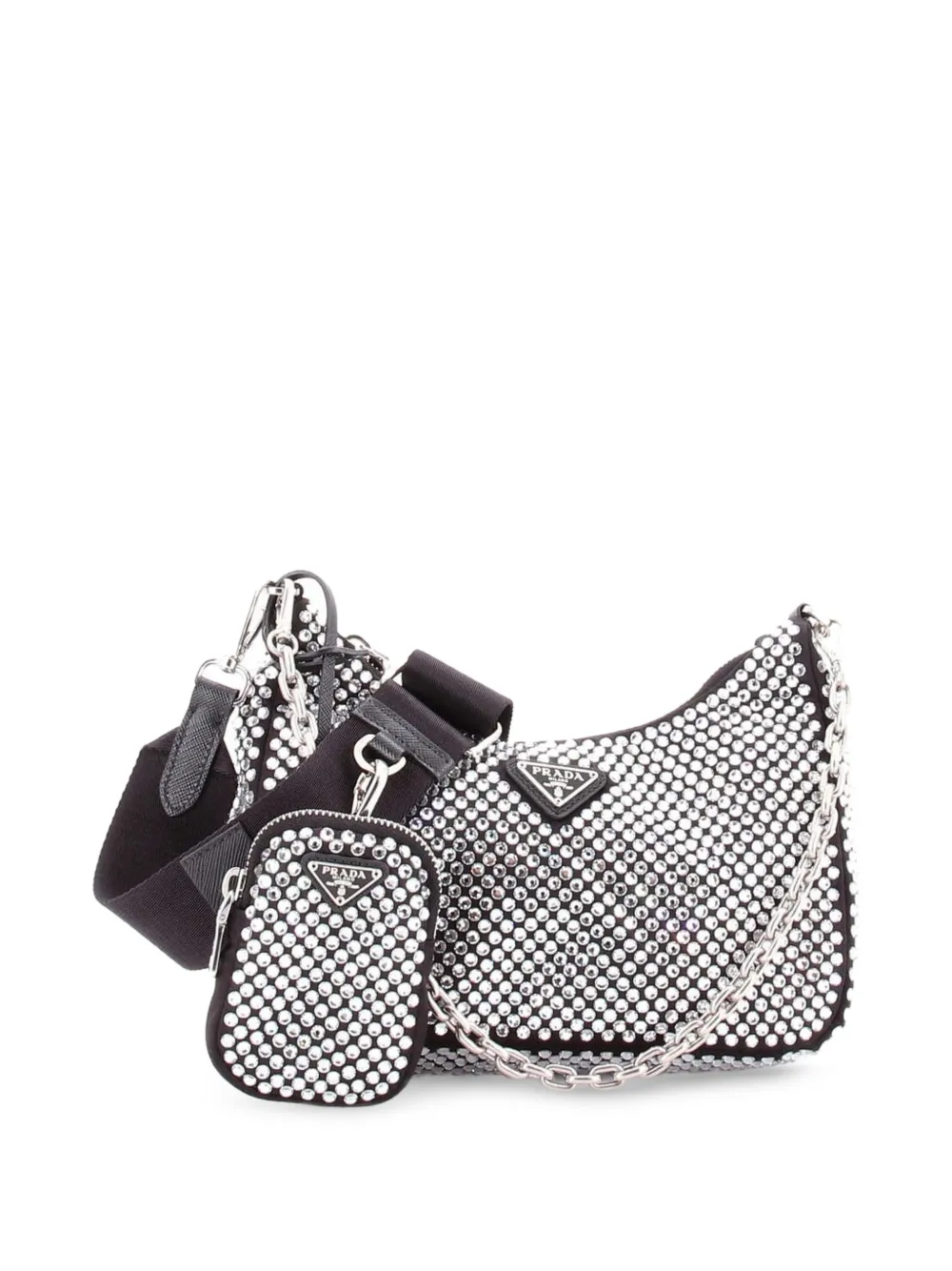 Prada Pre-Owned リエディション 2005 クリスタル サテン スモール