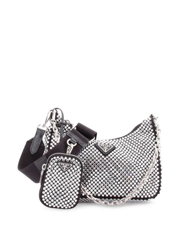 Prada Pre-Owned リエディション 2005 クリスタル サテン スモール