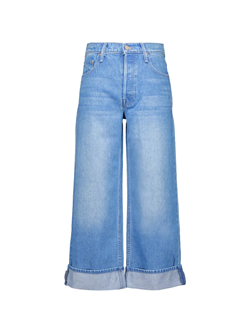 MOTHER Jeans crop The Smoothie - Blu