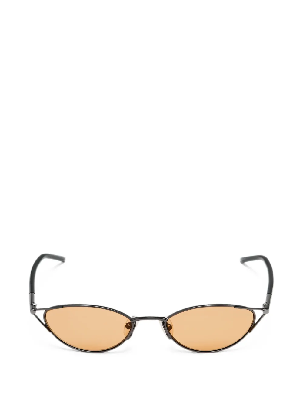 Alexander McQueen - cat-eye sunglasses - mulher - Cobre/Plástico - Tamanho único - Cinza