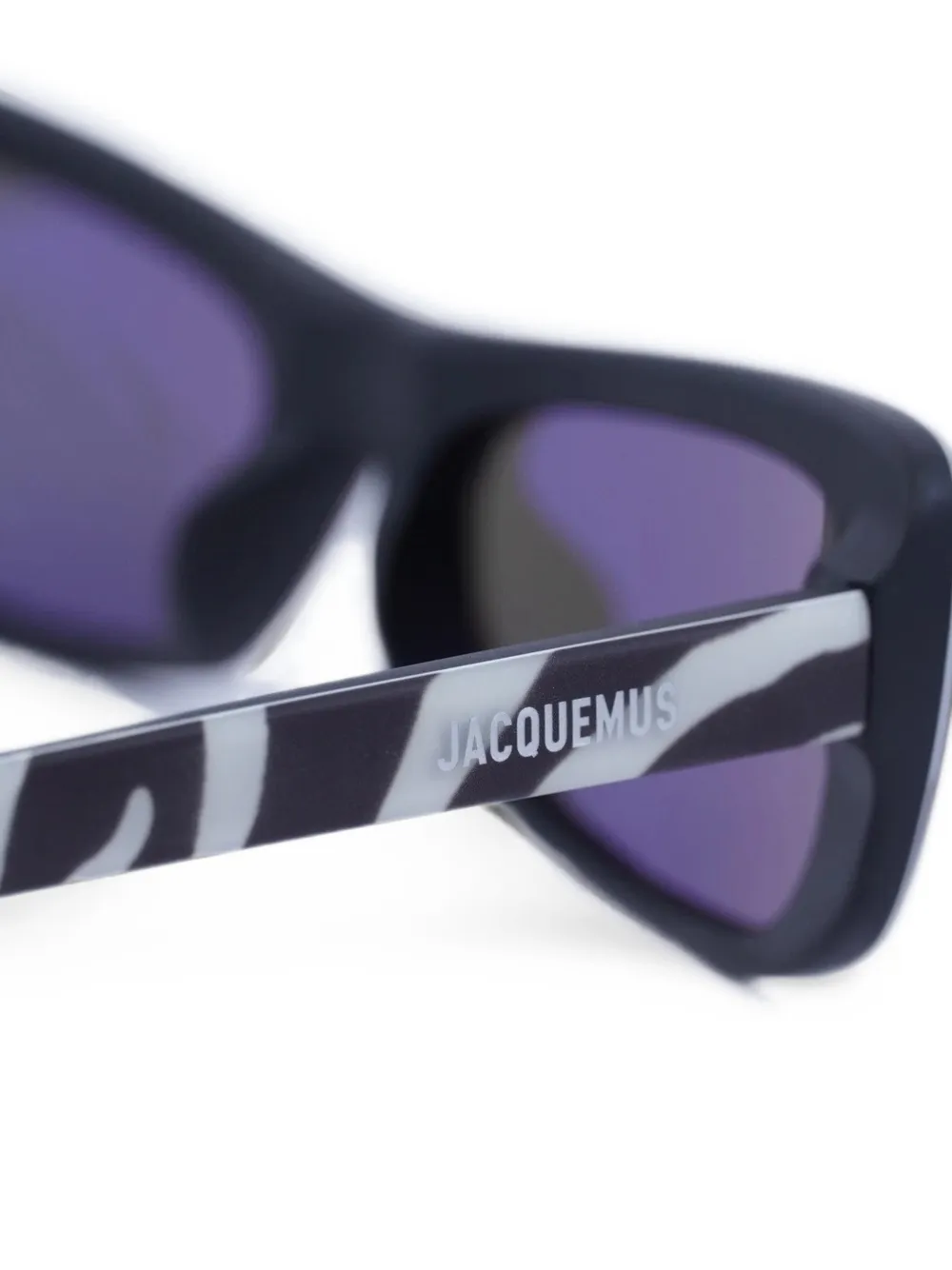 Jacquemus Capri zonnebril Zwart