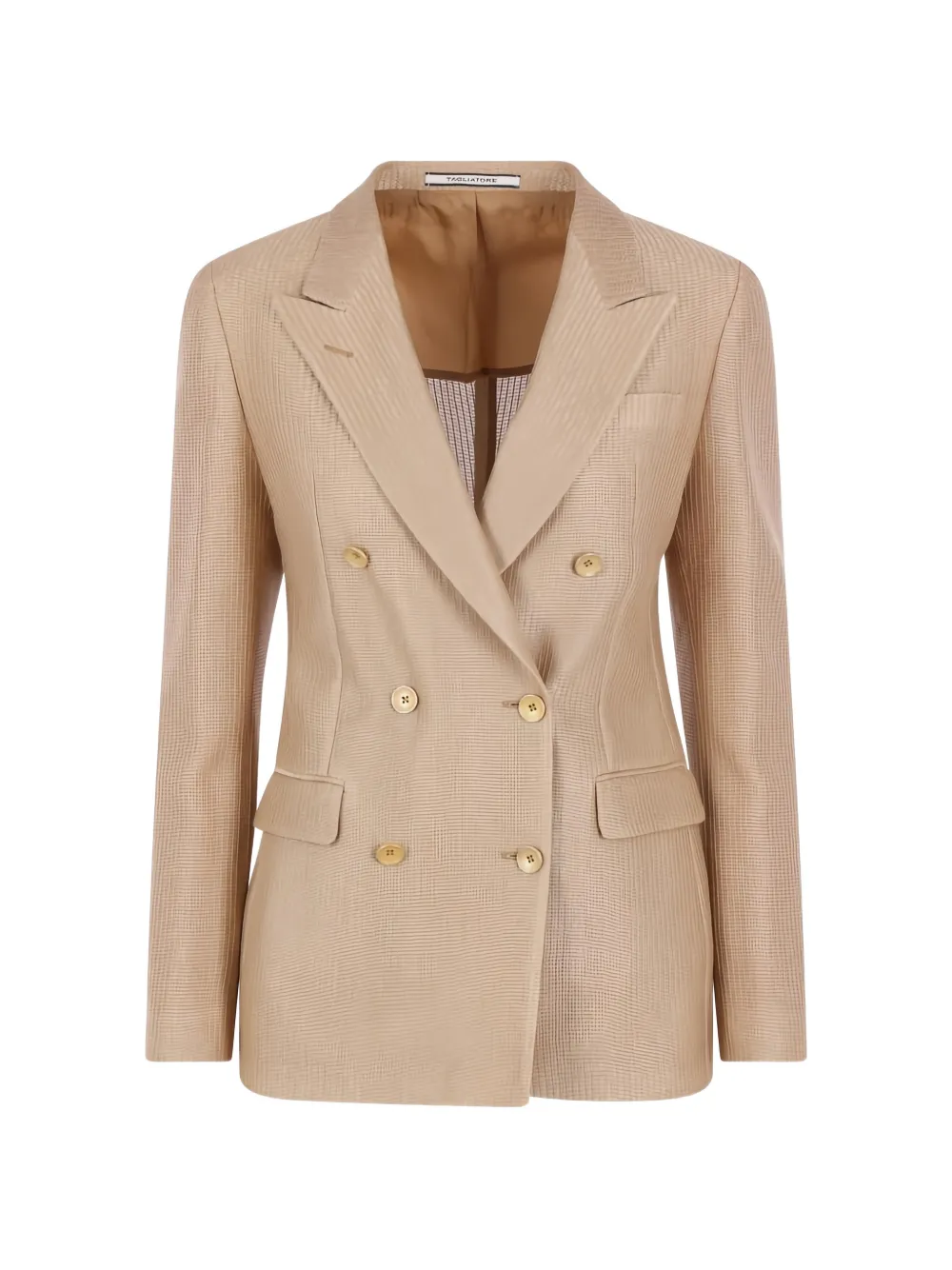 Tagliatore double-breasted peak-lapels blazer - Neutrals