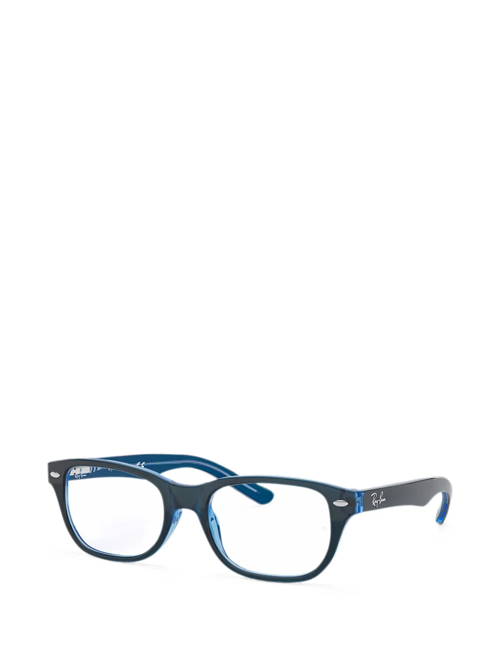RAY-BAN JUNIOR RB1555 bril met rechthoekig montuur Blauw