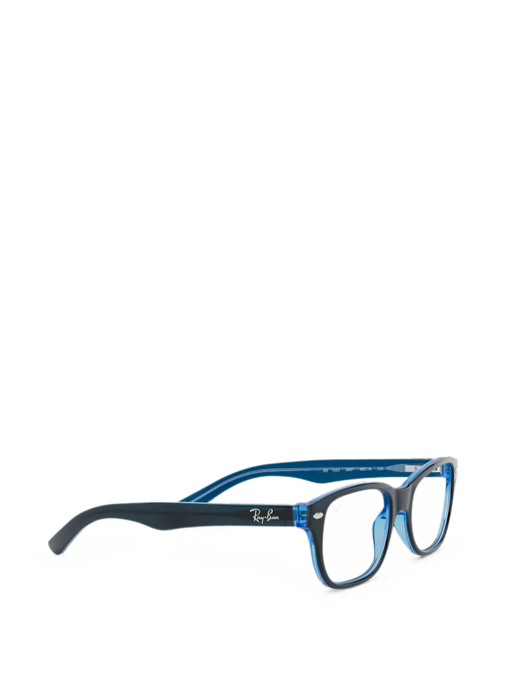 RAY-BAN JUNIOR RB1555 bril met rechthoekig montuur Blauw
