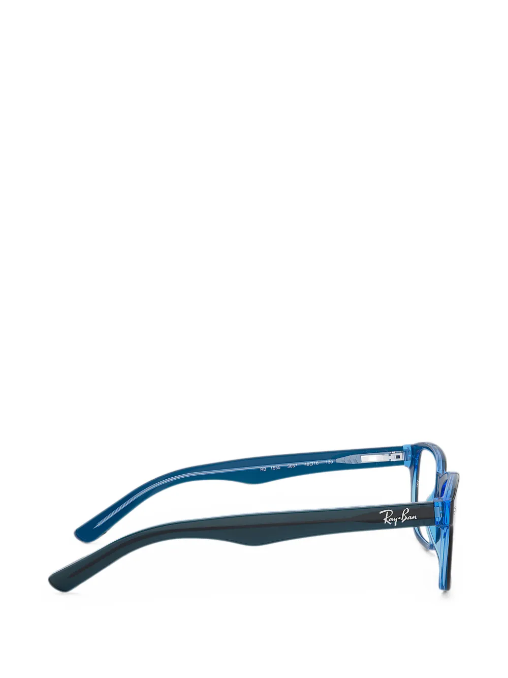 RAY-BAN JUNIOR RB1555 bril met rechthoekig montuur Blauw