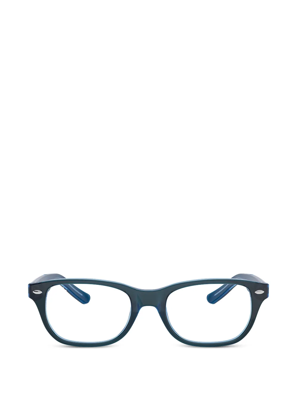 RAY-BAN JUNIOR RB1555 rectangle-frame glasses - Blau