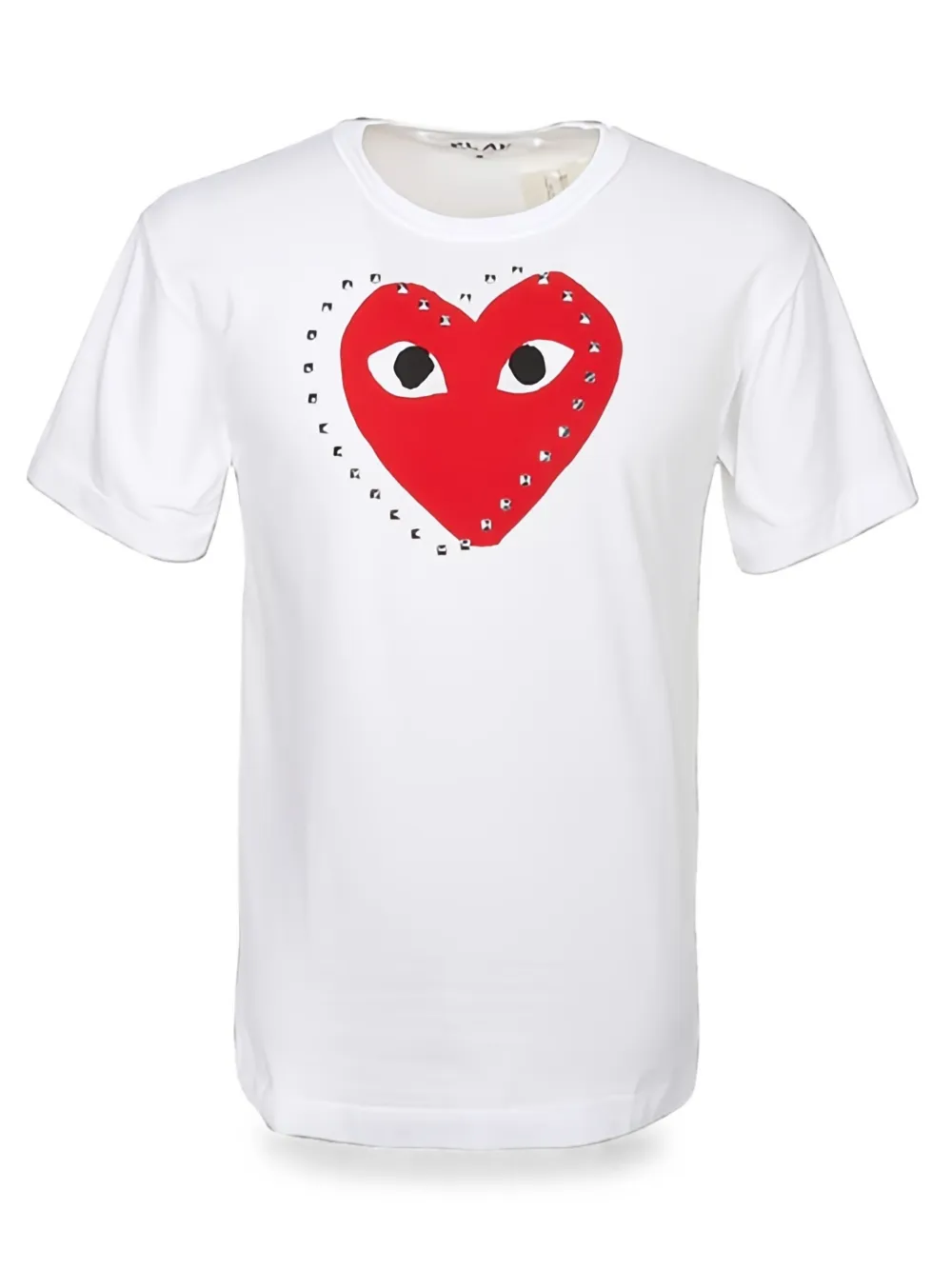 Comme Des Garçons Play Stud verfraaid T-shirt Wit