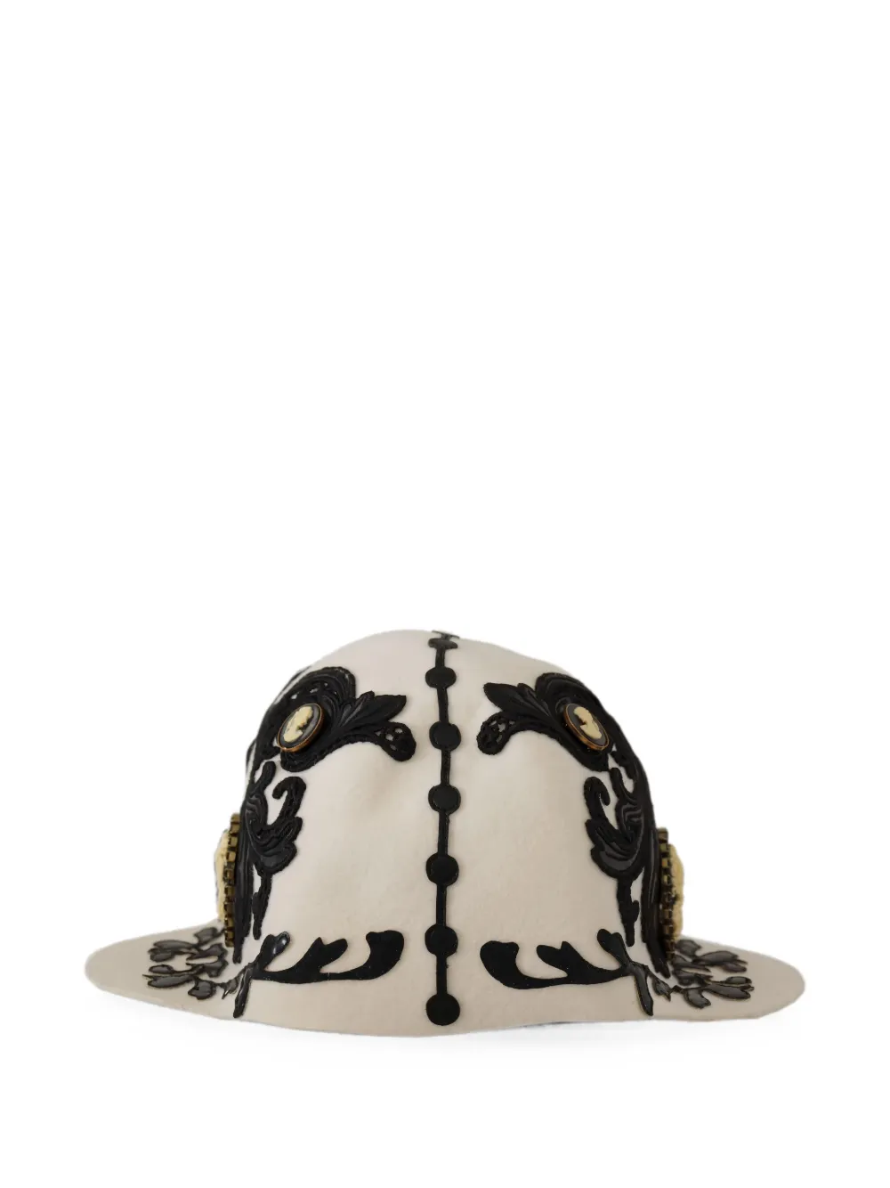 Dolce & Gabbana Cappello con ricamo - Bianco
