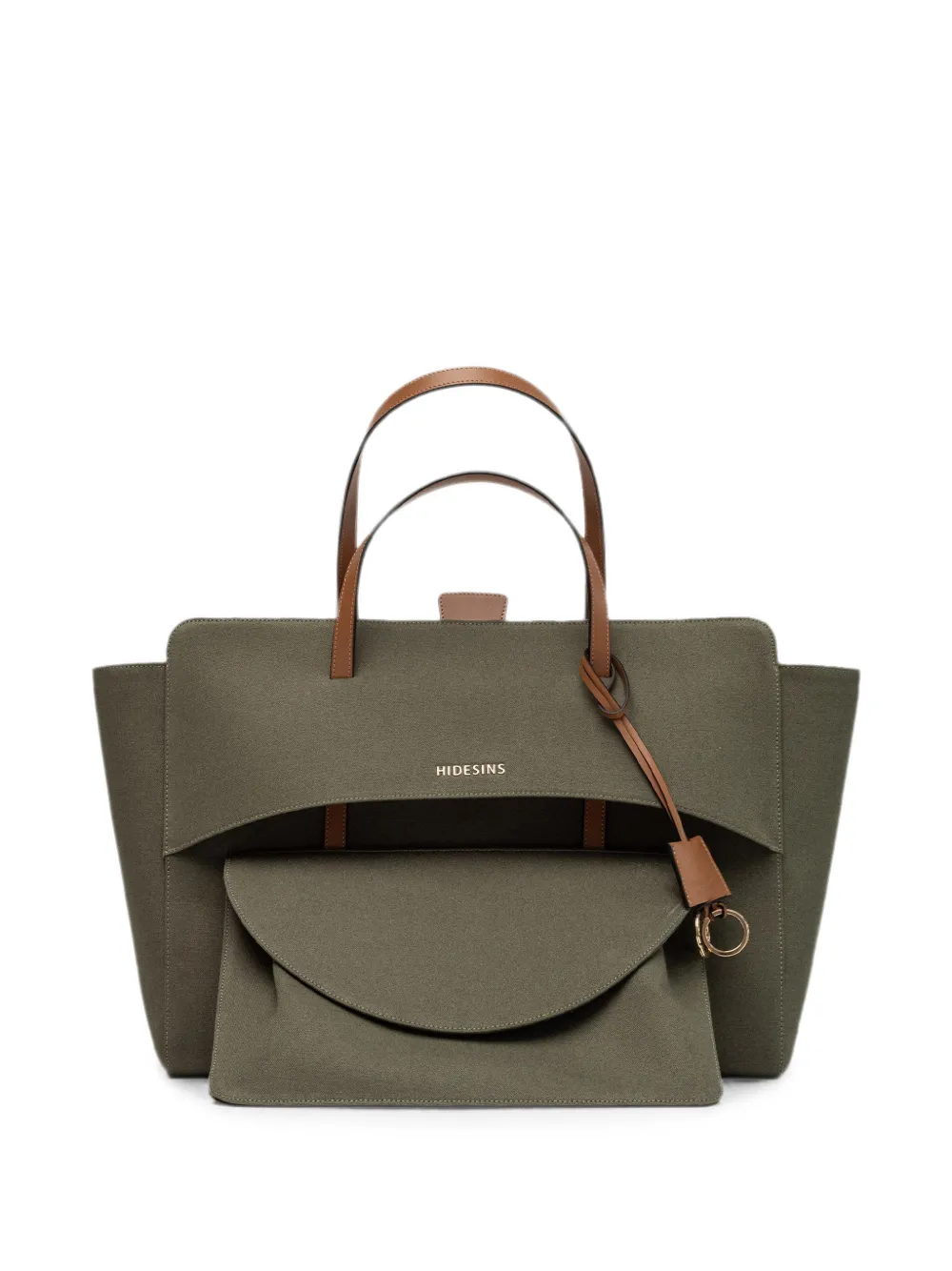  Hidesins Super Flap Logo-lettering Handbag - Verde 